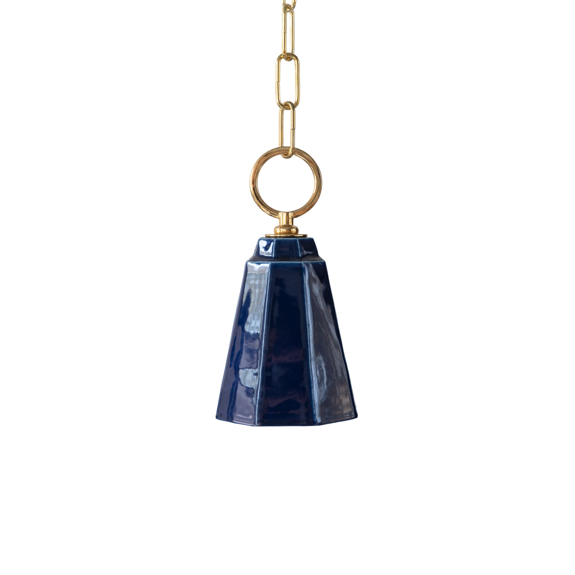 Navy (Russian Blue) with Polished Brass