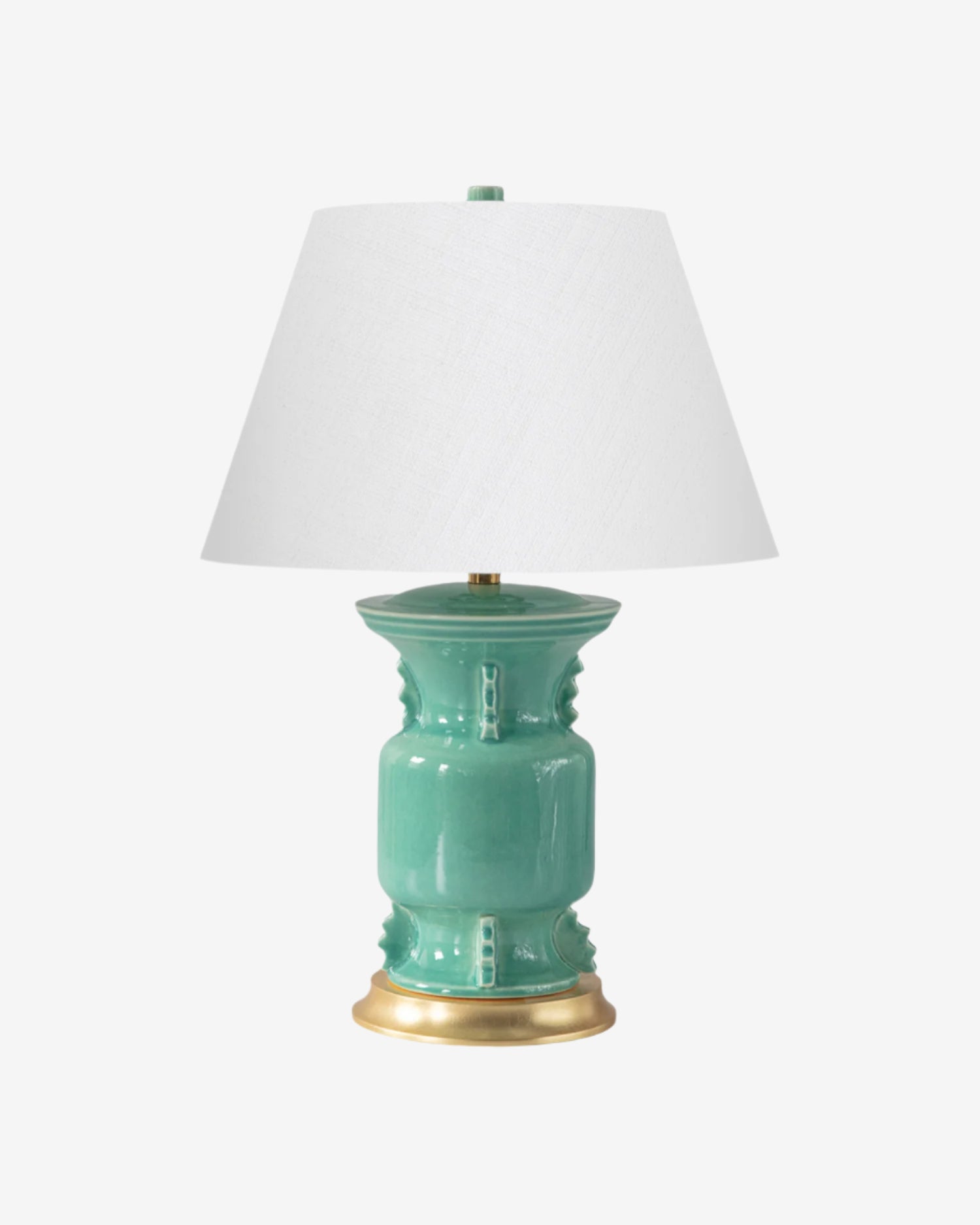 Lagos On a Gold Stand With 14" Empire Shade