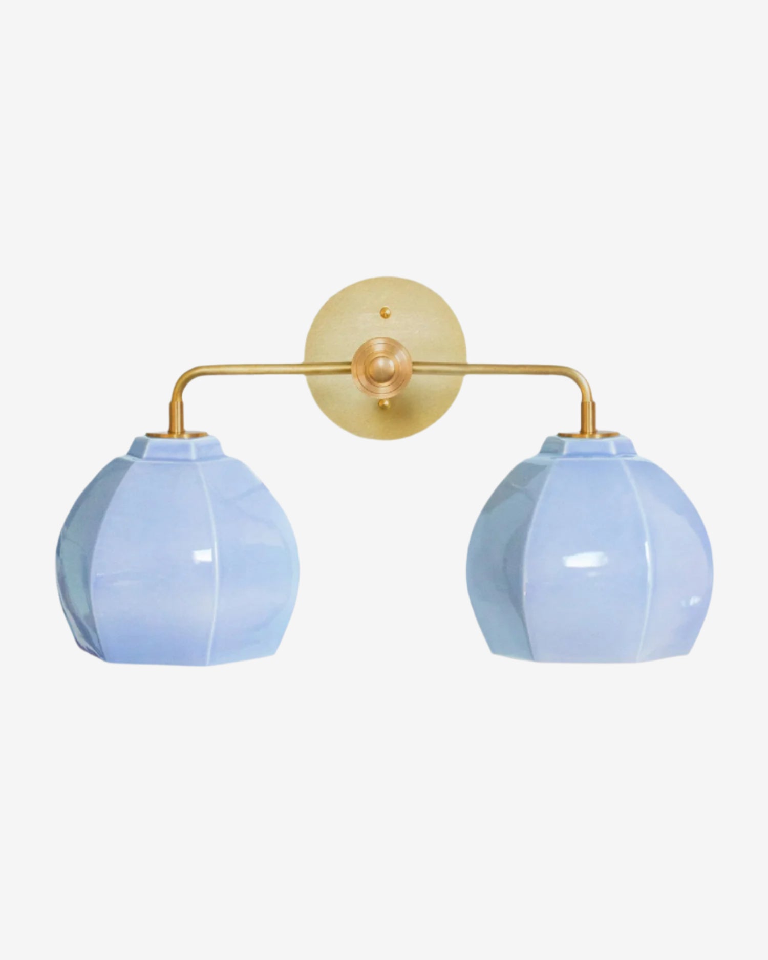 Cornflower with Hewn Brass