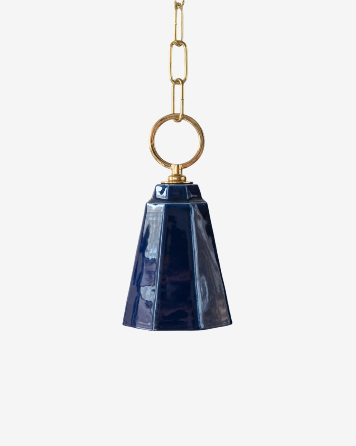 Navy with Polished Brass