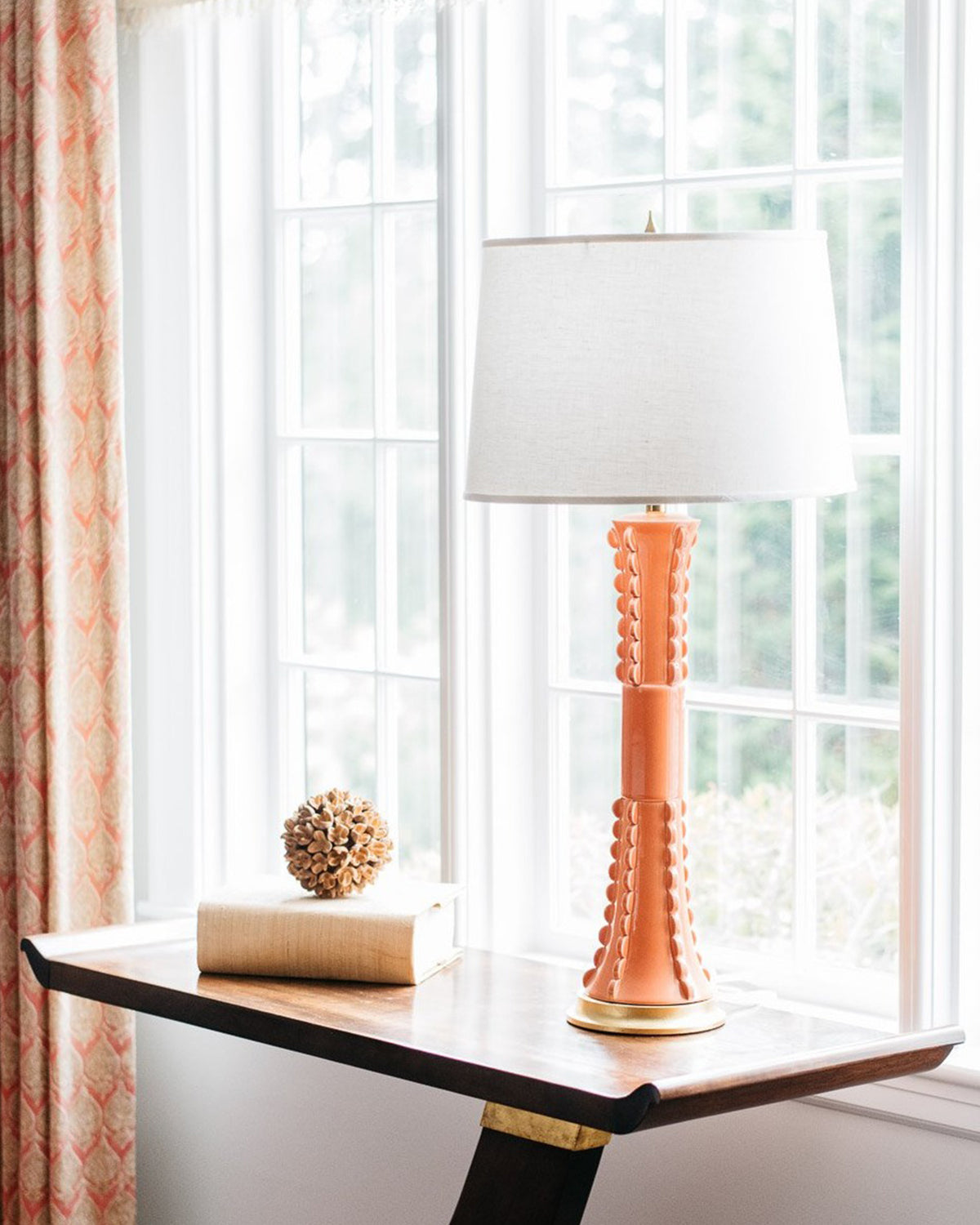 Papaya on a Gold Stand with 14&quot; Drum