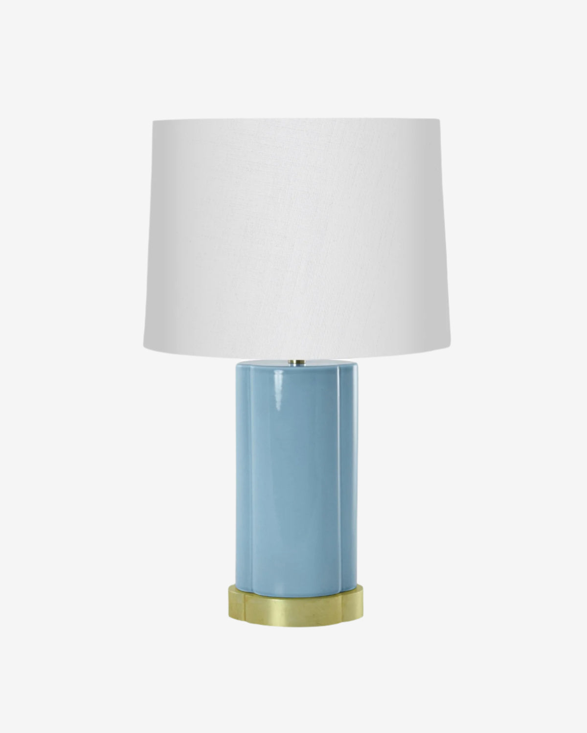 Cornflower on Gold Stand with 14&quot; Drum