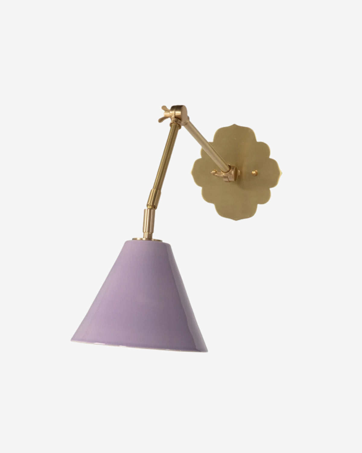 Orchid with Hewn Brass