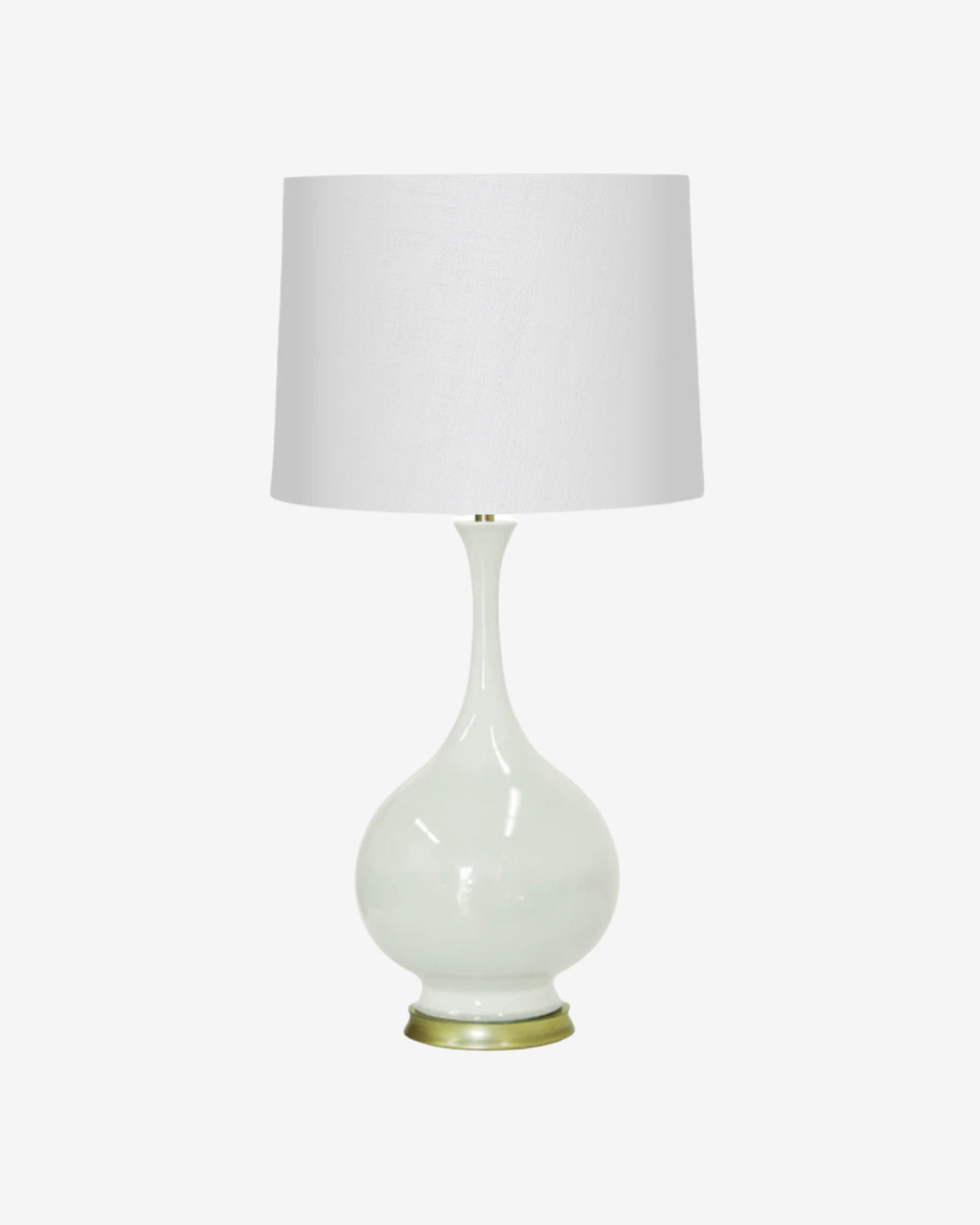White Parchment on Gold Stand on 20&quot; Drum