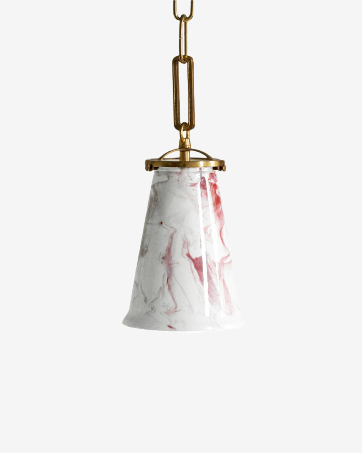 Marbleized Lobster with Hewn Brass