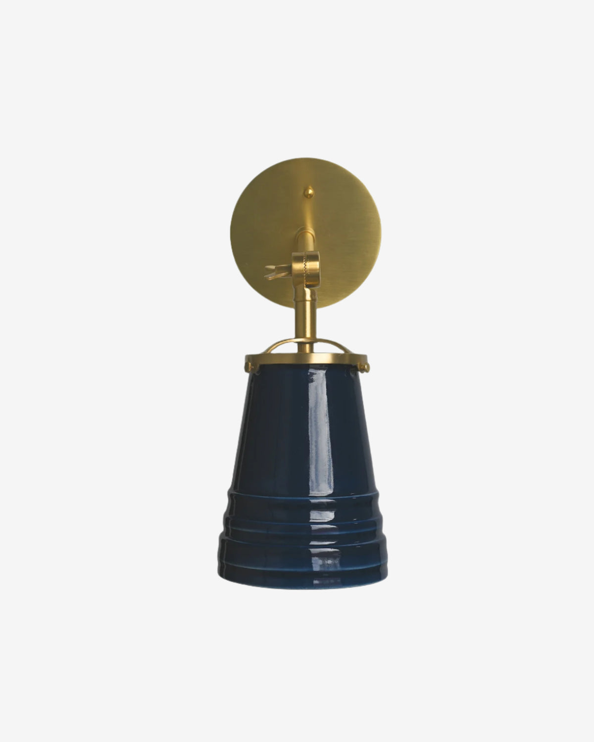 Navy with Hewn Brass