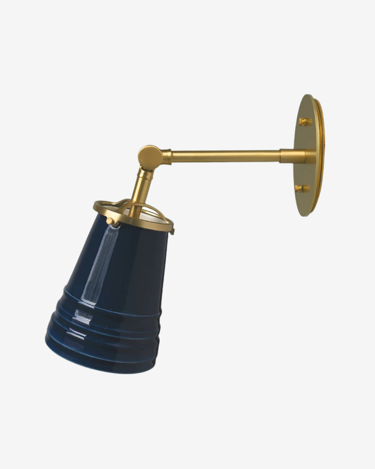 Navy with Hewn Brass