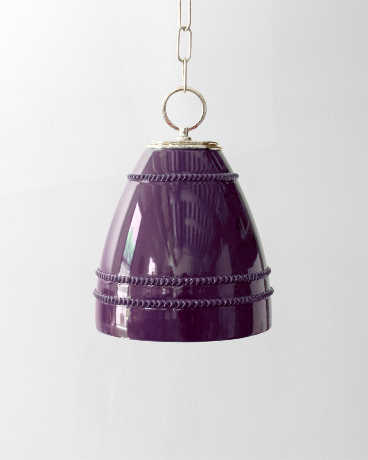 Aubergine with Polished Nickel