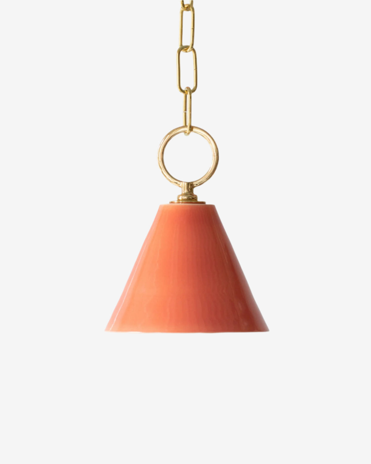 Papaya with Hewn Brass