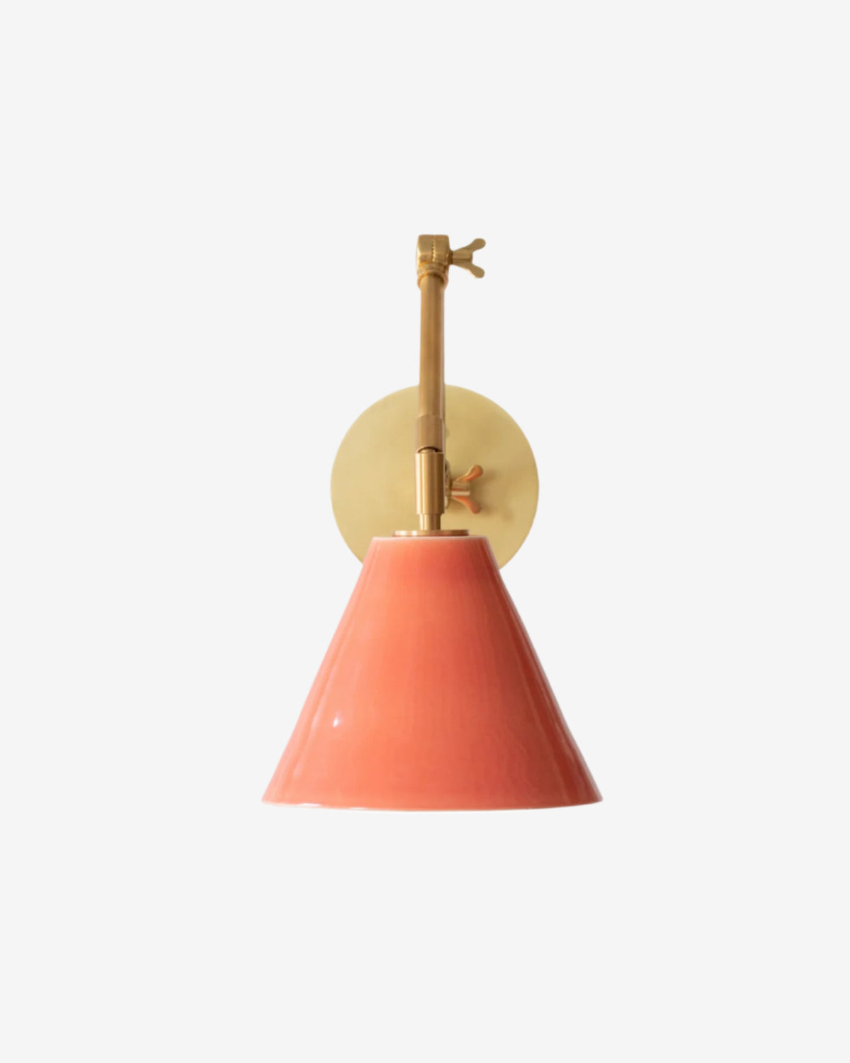 Papaya with Hewn Brass