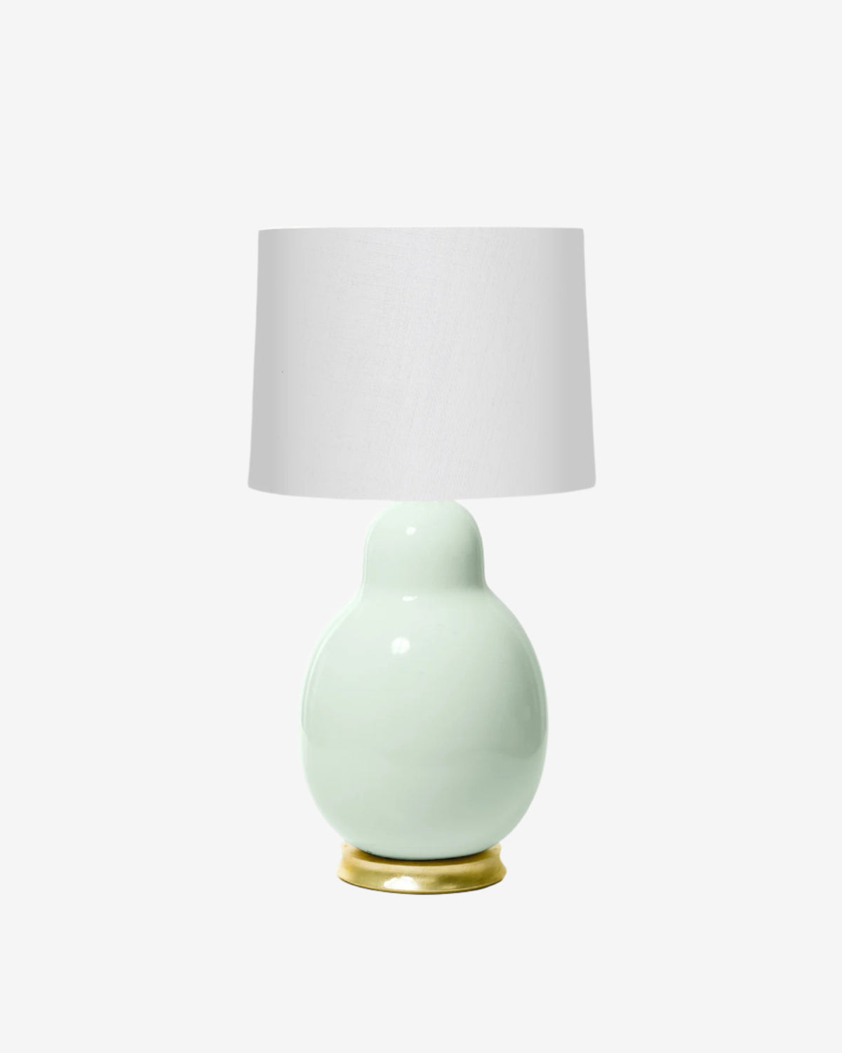 Blue Celadon on Gold Stand with 16&quot; Drum