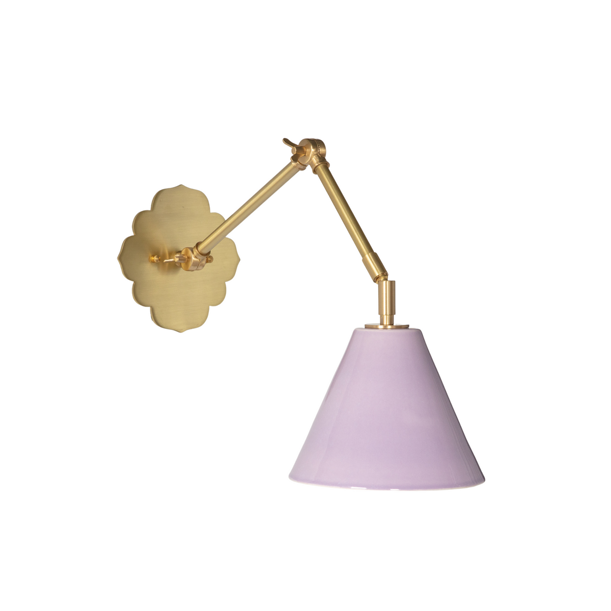 Orchid With Hewn Brass