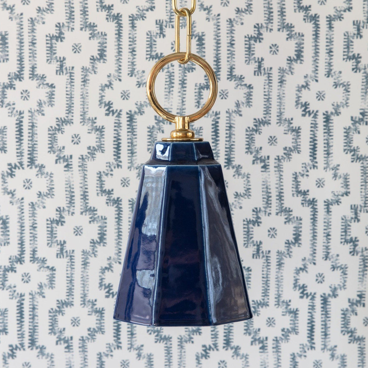 Navy (Russian Blue) with Polished Brass