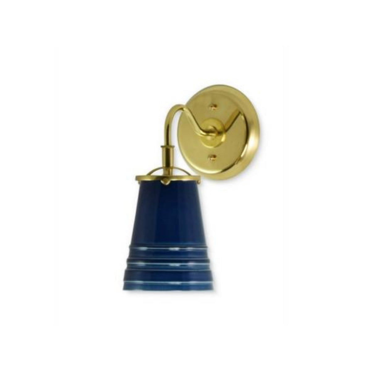 Navy (Russian Blue) with Brass